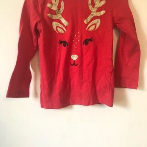 Carter's Shirts & Tops - Carters Long Sleeve Reindeer Glitter Christmas Carter's Shirts & Tops - Carters Long Sleeve Reindeer Glitter Christmas